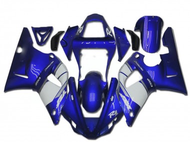 Blau Weiß 2000-2001 Yamaha YZF R1 Motorrad Verkleidung