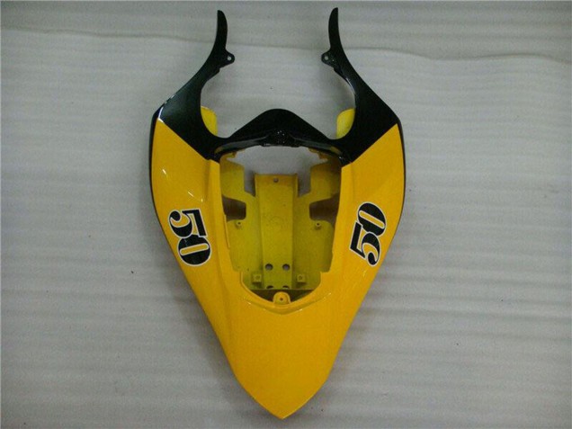 Gelb Glänzendes Schwarz Dunlop 50 2004-2006 Yamaha YZF R1 Motorrad Verkleidung