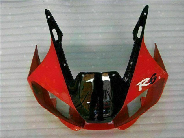Weiß Rot Glänzendes Schwarz 1998-2002 Yamaha YZF R6 Motorrad Verkleidung