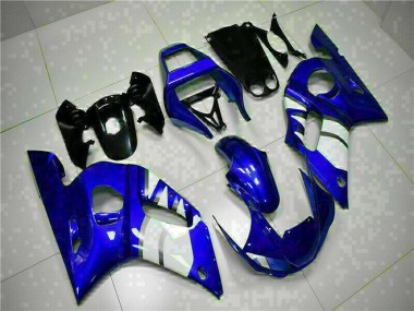 Blau Weiß 1998-2002 Yamaha YZF R6 Motorrad Verkleidung