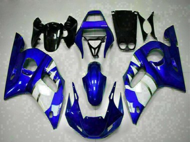 Blau Weiß 1998-2002 Yamaha YZF R6 Motorrad Verkleidung