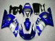 Blau Weiß 1998-2002 Yamaha YZF R6 Motorrad Verkleidung