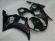Glänzendes Schwarz Matt Schwarz Rot Aufkleber 2003-2004 Yamaha YZF R6 Motorrad Verkleidung