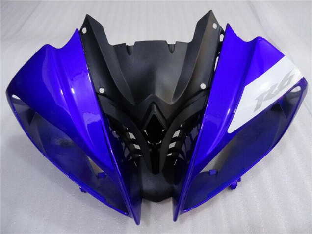Weiß Blau Matt Schwarz 2008-2016 Yamaha YZF R6 Motorrad Verkleidung