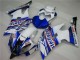 Weiß Blau Rot Sterilgarda Volvo Fimer Yamalube 2008-2016 Yamaha YZF R6 Motorrad Verkleidung
