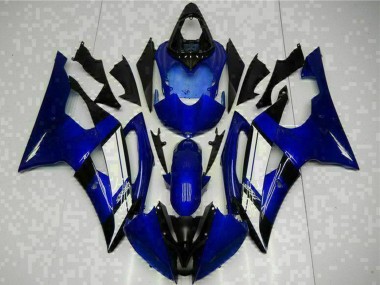 Blau Weiß 2008-2016 Yamaha YZF R6 Motorrad Verkleidung