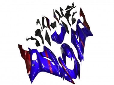 Blau Rot 2017-2023 Yamaha YZF R6 Motorrad Verkleidung