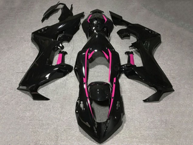 Honda CBR1000RR Motorrad Verkleidung 2017-2023 - Glanzendes Schwarz Rosa Linie
