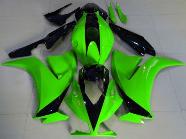 Honda CBR1000RR Motorrad Verkleidung 2012-2016 - Grun Glanzendes Schwarz