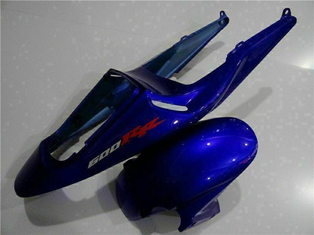 Blau Glänzendes Schwarz 2003-2004 Honda CBR600RR Motorrad Verkleidung Kit