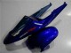 Blau Glänzendes Schwarz 2003-2004 Honda CBR600RR Motorrad Verkleidung Kit