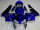Blau Glänzendes Schwarz 2003-2004 Honda CBR600RR Motorrad Verkleidung Kit