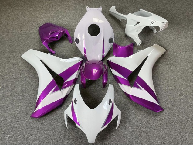 Honda CBR1000RR Motorrad Verkleidung 2008-2011 - Weiss Lila