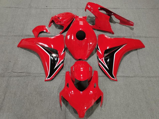 Honda CBR1000RR Motorrad Verkleidung 2008-2011 - Rot Glanzendes Schwarz OEM Stil