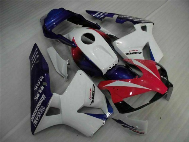 Weiß Rot Blau 2003-2004 Honda CBR600RR Motorrad Verkleidung