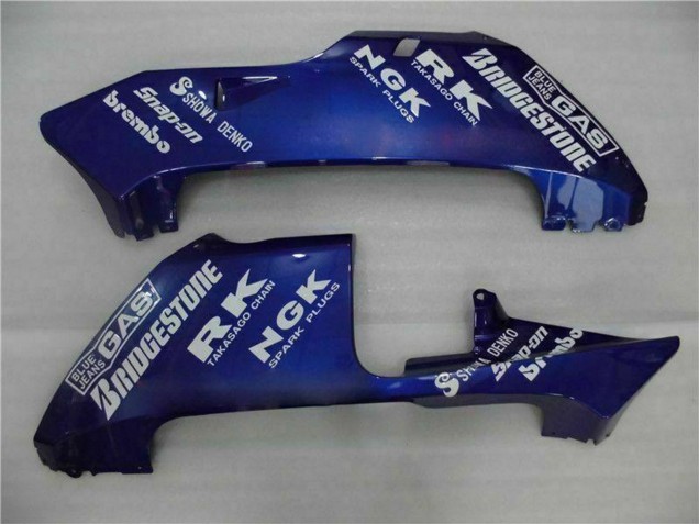 Weiß Rot Blau 2003-2004 Honda CBR600RR Motorrad Verkleidung