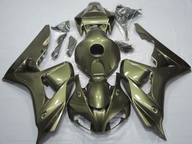 Honda CBR1000RR Motorrad Verkleidung 2006-2007 - Olive Grun
