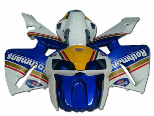 Blau Gold Rot Weiß Rothmans 2005-2006 Honda CBR600RR Motorrad Verkleidung