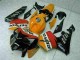 Orange Weiß Rot Schwarz Repsol 2005-2006 Honda CBR600RR Motorrad Verkleidung
