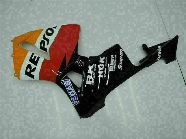 Orange Weiß Rot Schwarz Repsol 2005-2006 Honda CBR600RR Motorrad Verkleidung