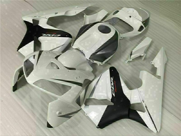 Weiß Schwarz 2005-2006 Honda CBR600RR Motorrad Verkleidung