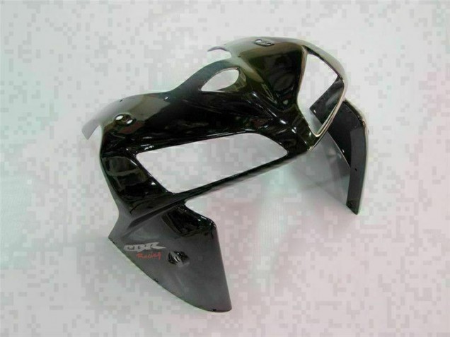 Glänzendes Schwarz Weiß 2005-2006 Honda CBR600RR Motorrad Verkleidung
