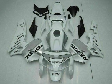 Weiß 2005-2006 Honda CBR600RR Motorrad Verkleidung