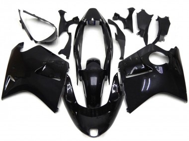 Honda CBR1100XX Blackbird Motorrad Verkleidung 1996-2007 - Glanzendes Schwarz