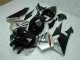 Glänzendes Schwarz Silber 2005-2006 Honda CBR600RR Motorrad Verkleidung