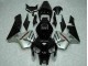 Glänzendes Schwarz Silber 2005-2006 Honda CBR600RR Motorrad Verkleidung