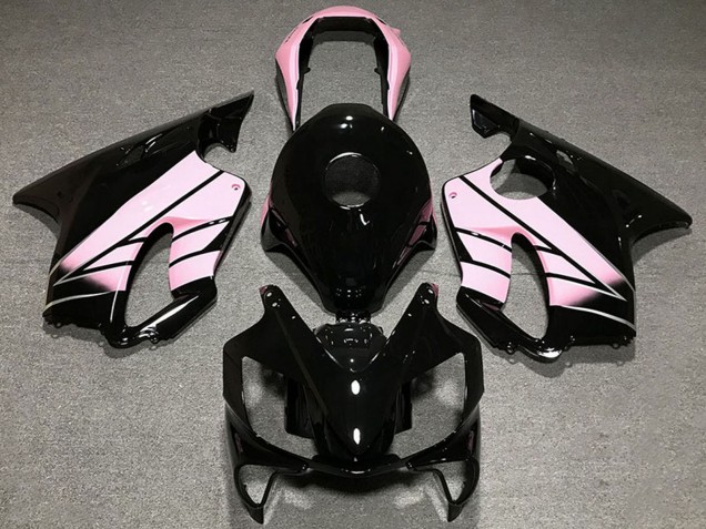 Honda CBR600 F4i Motorrad Verkleidung 2004-2007 - Rosa Glanzendes Schwarz