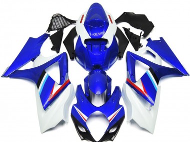 Suzuki GSXR 1000 Motorrad Verkleidung 2007-2008 - Blau Weiss Rot Schwarz