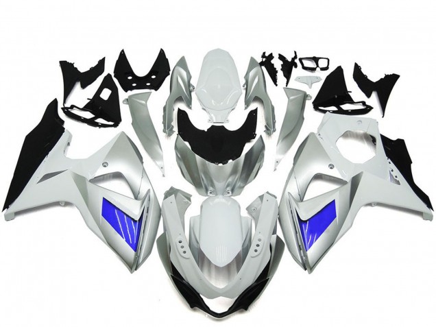 Suzuki GSXR 1000 Motorrad Verkleidung 2009-2016 - Weiss Blau