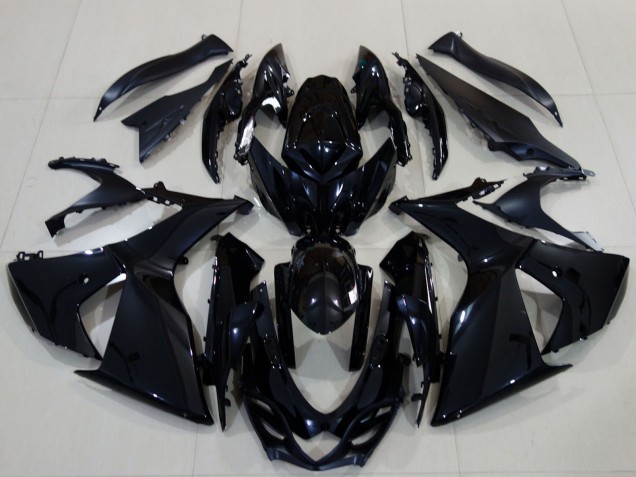 Suzuki GSXR 1000 Motorrad Verkleidung 2009-2016 - Glanzendes Schwarz