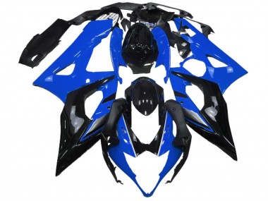 Suzuki GSXR 1000 Motorrad Verkleidung 2005-2006 - Blau Glanzendes Schwarz