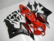 Rot Matt Schwarz mit Aufkleber 2007-2008 Honda CBR600RR Motorrad Verkleidung