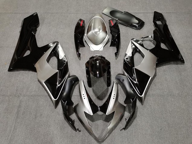 Suzuki GSXR 1000 Motorrad Verkleidung 2005-2006 - Silber Schwarz Rot