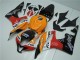 Orange Weiß Rot Glänzendes Schwarz Repsol 2007-2008 Honda CBR600RR Motorrad Verkleidung