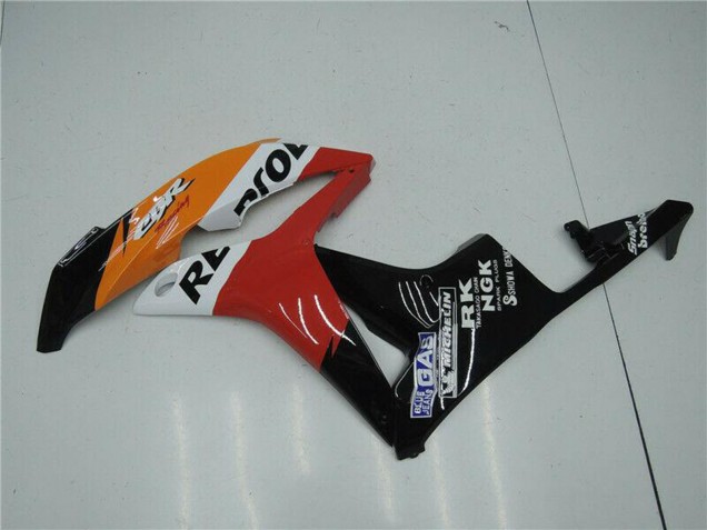 Orange Weiß Rot Glänzendes Schwarz Repsol 2007-2008 Honda CBR600RR Motorrad Verkleidung