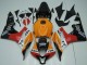 Orange Weiß Rot Glänzendes Schwarz Repsol 2007-2008 Honda CBR600RR Motorrad Verkleidung