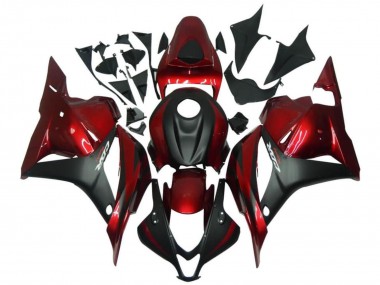 Rot Matt Schwarz 2009-2012 Honda CBR600RR Motorrad Verkleidung