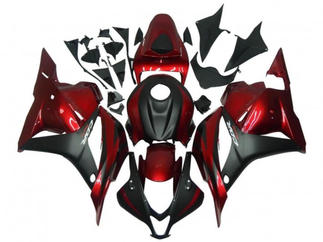 Rot Matt Schwarz 2009-2012 Honda CBR600RR Motorrad Verkleidung