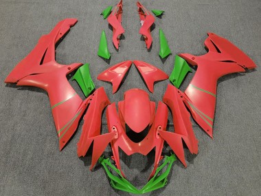 Suzuki GSXR 600 / GSXR 750 Motorrad Verkleidung 2011-2024 - Grapefruit Rot Grun