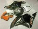Weiß Orange Glänzendes Schwarz 2009-2012 Honda CBR600RR Motorrad Verkleidung