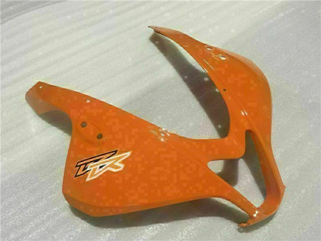 Weiß Orange Glänzendes Schwarz 2009-2012 Honda CBR600RR Motorrad Verkleidung