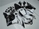 Weiß Glänzendes Schwarz Repsol 2009-2012 Honda CBR600RR Motorrad Verkleidung