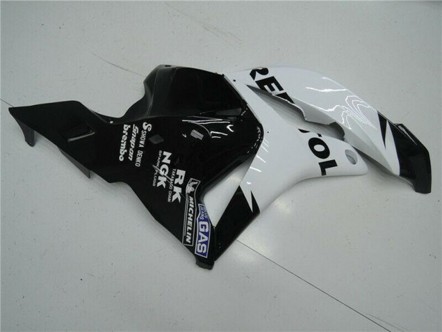 Weiß Glänzendes Schwarz Repsol 2009-2012 Honda CBR600RR Motorrad Verkleidung