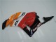 Orange Weiß Rot Glänzendes Schwarz Repsol 2009-2012 Honda CBR600RR Komplette Abs Verkleidung Kit