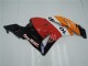 Orange Weiß Rot Glänzendes Schwarz Repsol 2009-2012 Honda CBR600RR Komplette Abs Verkleidung Kit