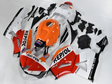 Orange Weiß Rot Glänzendes Schwarz Repsol 2013-2023 Honda CBR600RR Motorrad Verkleidung